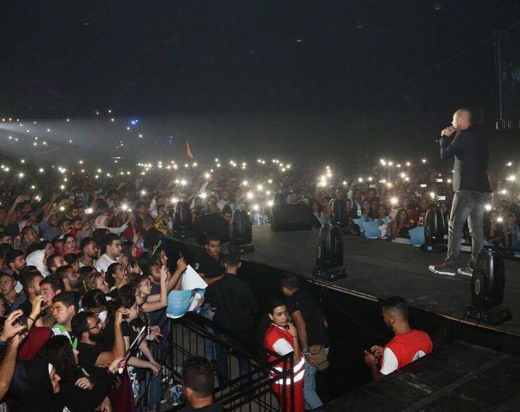 Tamer Hosny at Beirut Holidays